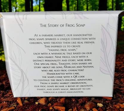 Timothy the sandalwood and cedar wood Frog