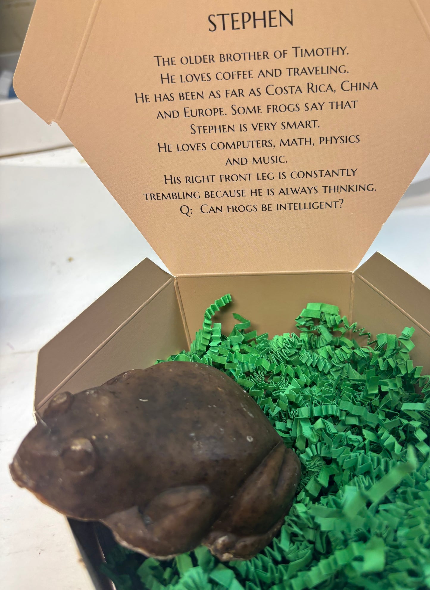 Stephen the citrus scrub Soap Frog